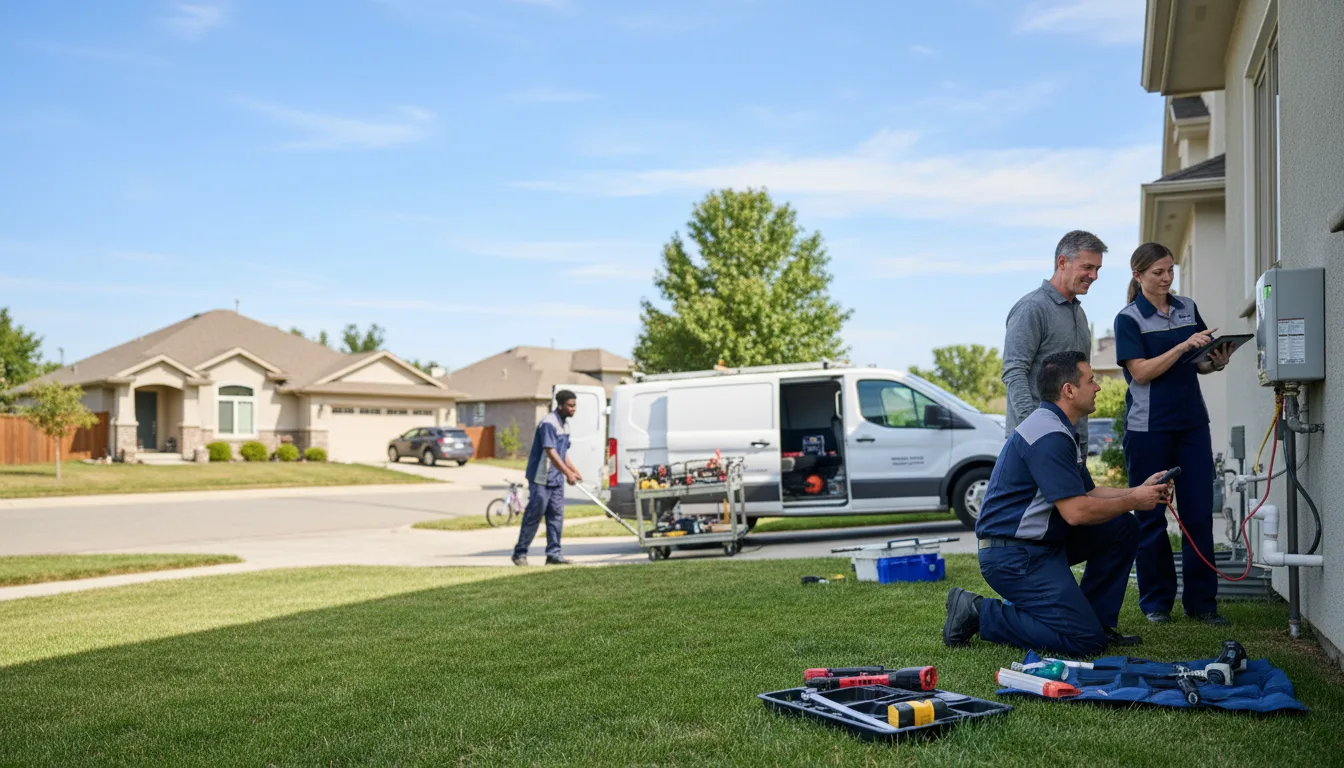 Tankless water heater service in Somerdale, OH